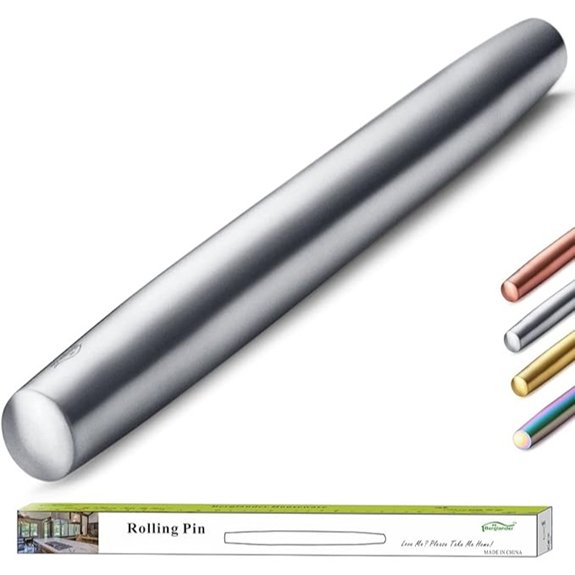 stainless steel rolling pin