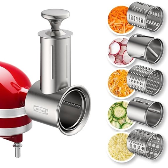 stainless steel slicer shredder attachment 86lkn