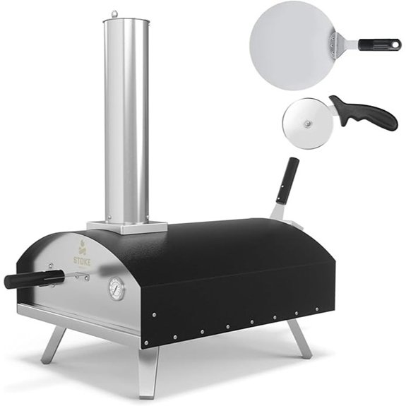 stoke 16 inch portable pizza oven