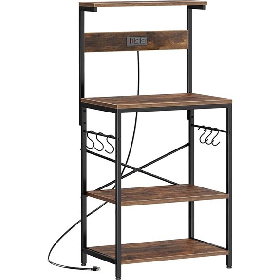 superjare rustic brown rack