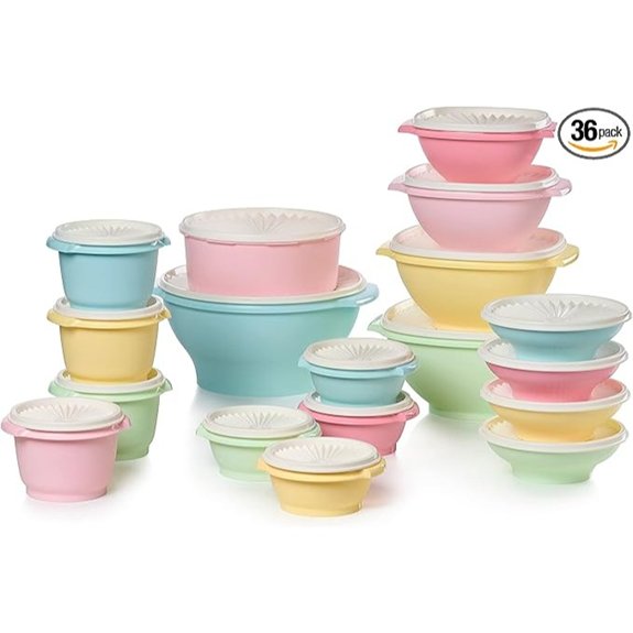 tupperware heritage 36 piece set