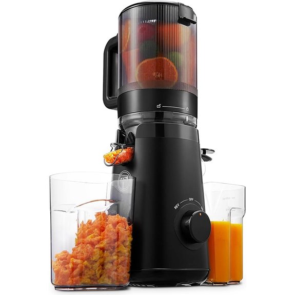 tuumiist cold press juicer 5 3 inch feed chute