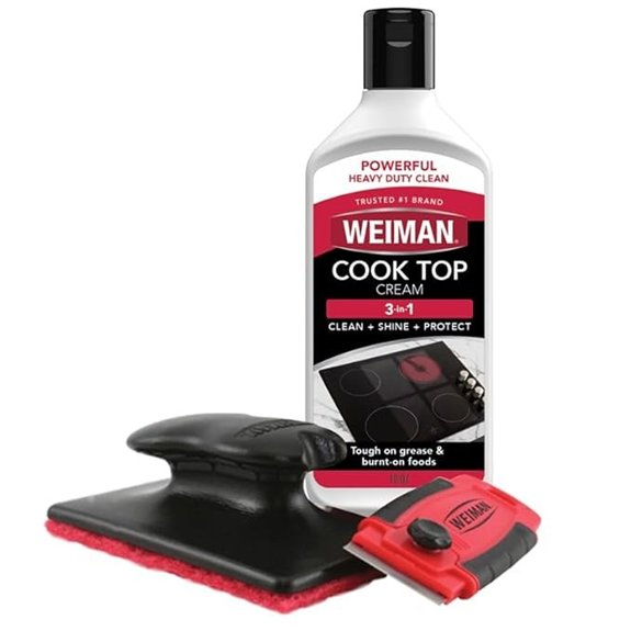 weiman glass cooktop cleaner kit