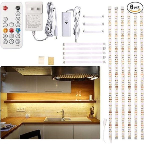 wobane under cabinet lighting kit