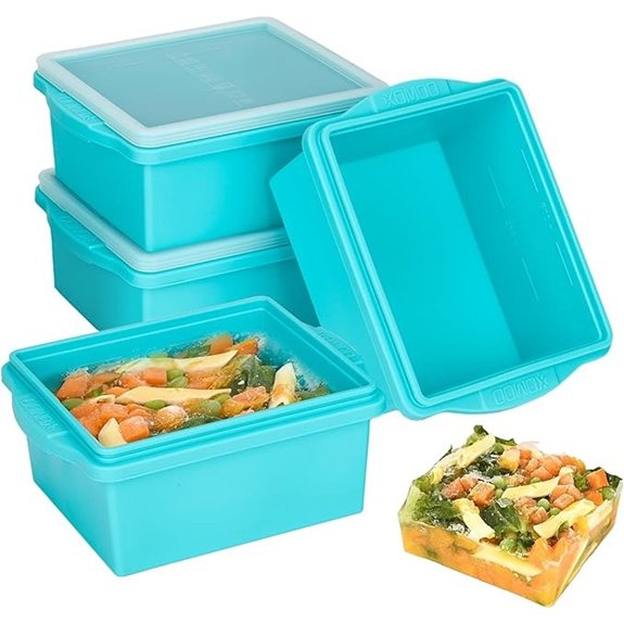 xomoo silicone freezer trays