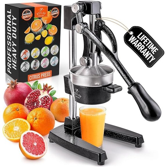 zulay cast iron citrus juicer